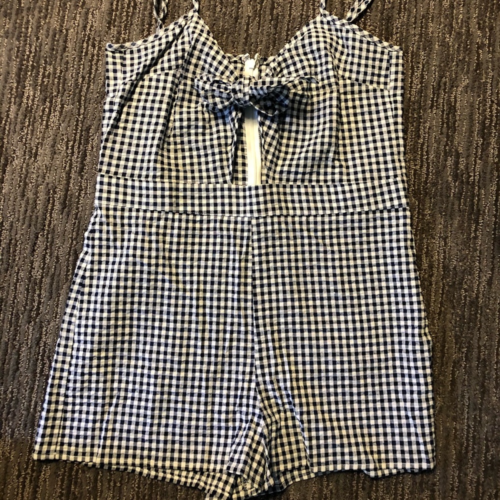 Gingham Romper - image 1